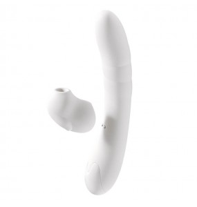MizzZee - Bunny Detachable Thrusting Sucking Heating Vibrator Wand (Smart APP Model - Chargeable)